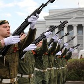 Плац-парад курсантов 5 курса отдела Сухопутных войск