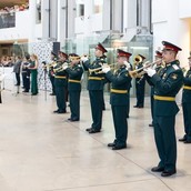 музыкальное сопровождение - оркестр Центрального военного округа